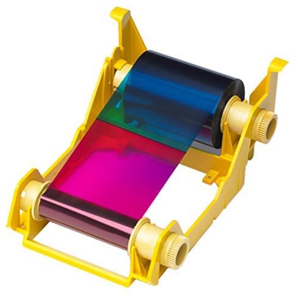 Cinta Color - YMCKO / Zebra 800033-340 | 2607 – Zebra 800033-340 Cinta color original de alta capacidad YMCKO con tecnología ix Series True Colours y cartucho biodegradable Load-N-Go para impresión fotográfica optimizada en impresoras ZXP Series 3