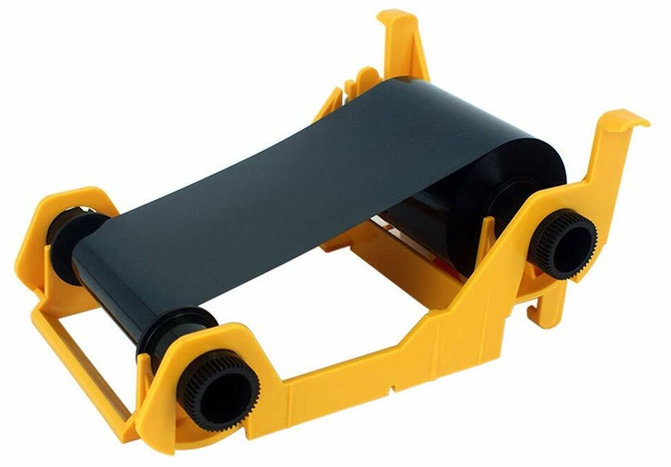 Cinta de Resina – Negro / Zebra 800033-301 | 2607 – Zebra 800033-301 es una cinta de resina negra (K) de alta capacidad original equipada con tecnología ix Series y un cartucho Load-N-Go para impresión de tarjetas en impresoras Zebra ZXP Series 3.