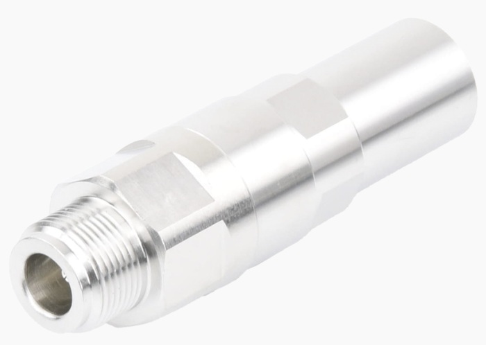 Conector N Hembra / Andrew L4TNF-PSA | 2603 - Commscope L4TNF-PSA es un conector tipo N Hembra de alta precisión para cable coaxial Heliax LDF4-50A de media pulgada. Tecnología Positive Stop que asegura una instalación correcta