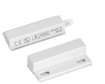 Contacto Magnético / SFIRE SF-2012 | 2507 - Contacto magnético para instalación empotrada en puertas y ventanas, Cable:30 cm calibre 22, Separación entre orificios: 19 mm, Dimensiones switch: 28 x 12 x 7 mm, Dimensiones de Imán: 28 x 12 x 7 mm, GAP: 29 mm