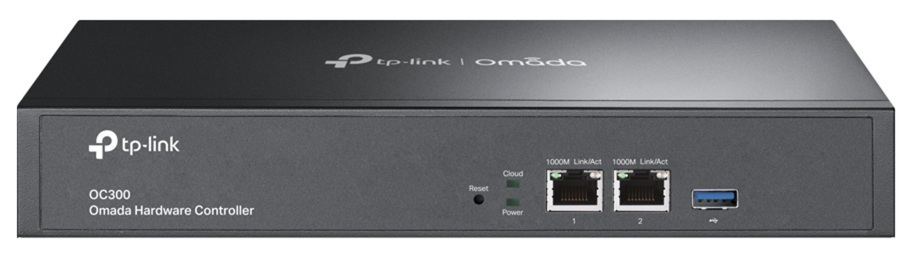 Controlador Omada SDN / TP-Link OC300 | 2501 - Controlador Profesional Omada SDN para Administración centralizada de hasta 500 puntos de acceso Omada, 100 conmutadores JetStream, 100 enrutadores Omada y hasta 15.000 Clientes, 2-Puertos Ethernet