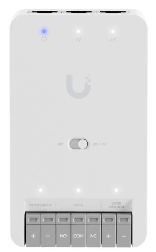 Controlador de acceso / Ubiquiti UA-Hub-Door-Mini | 2606 – Ubiquiti UA-Hub-Door-Mini es un controlador de acceso diseñado para la automatización de una sola entrada en redes empresariales de interior, Compatible con plataforma de gestión UniFi Access