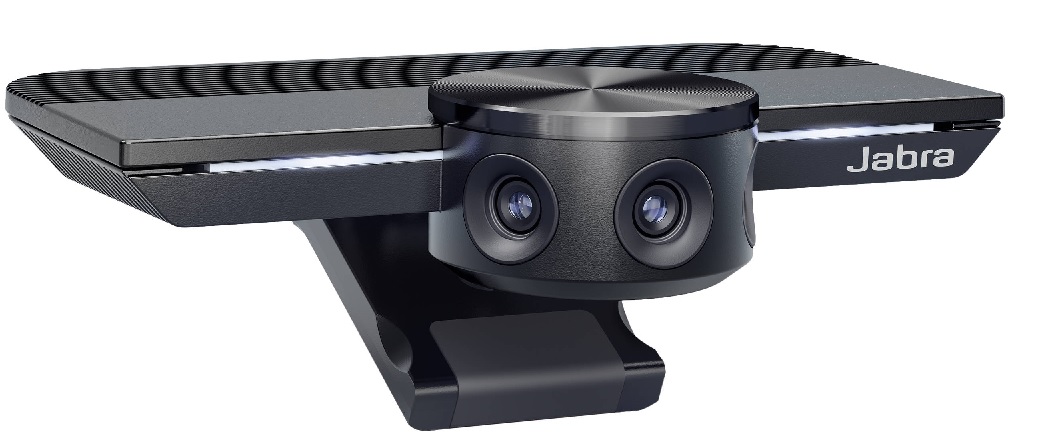 Jabra PanaCast MS / Cámara Panorámica 13MP | 2406 - Jabra 8100-119 Cámara Web Panorámica UHD 4K de 13MP, 3x Cámaras Integradas, Certificada para Zoom & Microsoft Teams, Resolución 3840 x 1080, Campo de visión 180°, Conexión USB-C & USB-A