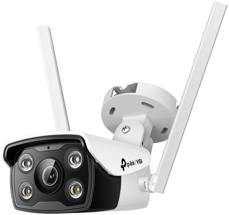 Cámara IP Bullet de 4MP / TP-Link VIGI C340-W | 2508 - Cámara IP Bullet para Exteriores TP-Link VIGI C340-W que combina alta resolución de 4MP, visión nocturna a todo color y conectividad Wi-Fi con antenas MIMO 2×2, Sensor: 1/3″ Progressive Scan CMOS