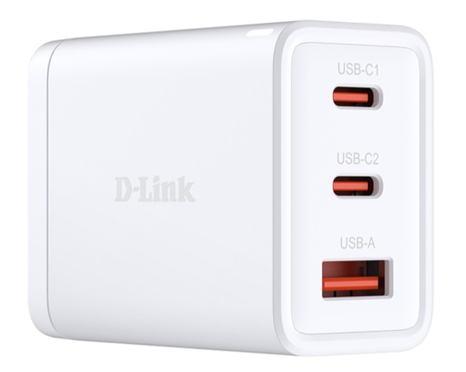 Cargador 65W / D-Link DCP-651-LBEN | 2606 – D-Link DCP-651-LBEN Cargador diseñado para dispositivos moviles con potencia maxima de 65W, tecnologia de semiconductores GaN, protocolo USB Power Delivery 3.0, protocolo Quick Charge 4.0, voltaje 100-240V