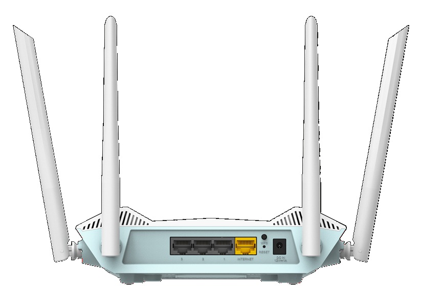 Router Wi-Fi 6 1.5 Gbps / D-Link R15 | 2606 – D-Link R15 es un router diseñado para redes domesticas inteligentes con velocidad inalambrica combinada de 1.5 Gbps, tecnologia Wi-Fi 6 de doble banda, memoria RAM de 256 MB, memoria flash de 128 MB