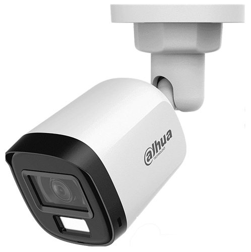 Cámara HDCVI Bullet / Dahua DH-HAC-B2A21N-A | 2609 - Dahua DH-HAC-B2A21N-A es una cámara HDCVI bullet de 2 MP para sistema NTSC con audio integrado, Sensor de imagen: CMOS de 2 MP, Resolución máxima: 1920 × 1080, Velocidad: 1080p a 30 fps, Lente Fija