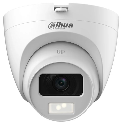 Cámara HDCVI Eyeball / Dahua DH-HAC-HDW1200CLQN-IL-A | 2609 – Dahua DH-HAC-HDW1200CLQN-IL-A es una cámara HDCVI eyeball NTSC de 2 MP con iluminación dual inteligente, Resolución máxima: 1.920 × 1.080, Iluminación mínima: 0,01 lux @ F2.0 color