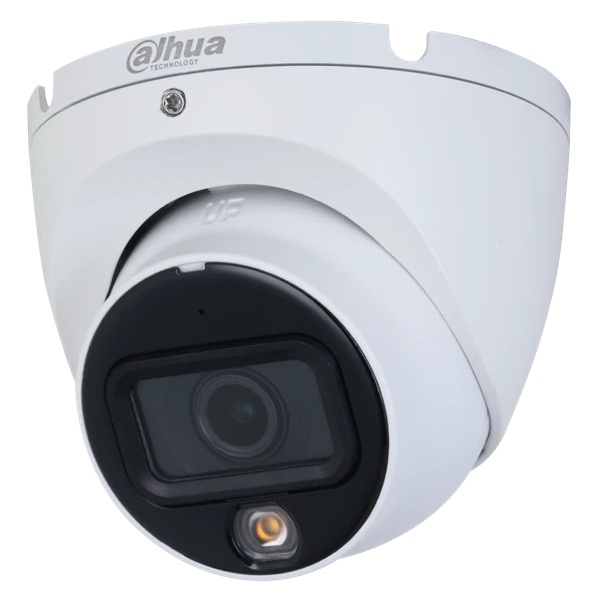 Cámara HDCVI Eyeball / Dahua DH-HAC-HDW1200TLMN-IL-A | 2609 – Dahua DH-HAC-HDW1200TLMN-IL-A es una cámara HDCVI eyeball NTSC de 2 MP con iluminación dual inteligente, Resolución máxima: 1.920 × 1.080, Iluminación mínima: 0,01 lux @ F2.0 color, 30 IRE