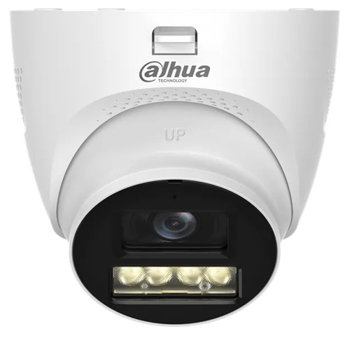 Cámara HDCVI Eyeball / Dahua DH-HAC-HDW1200TQN-IL-T | 2609 – Dahua DH-HAC-HDW1200TQN-IL-T es una cámara HDCVI eyeball NTSC de 2 MP con Smart Dual Light y audio bidireccional, Sensor de imagen: CMOS de 2 MP, Resolución máxima: 1.920 × 1.080