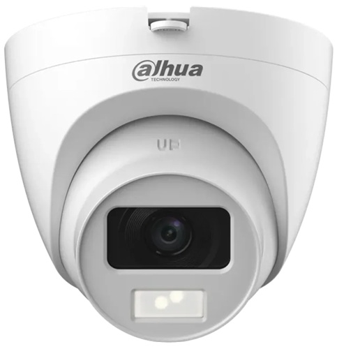 Cámara HDCVI Eyeball / Dahua DH-HAC-HDW1500CLQN-IL-A | 2609 – Dahua Security  Dahua DH-HAC-HDW1500CLQN-IL-A es una cámara HDCVI Eyeball Smart Dual Light NTSC de 5 MP, Sensor de imagen: CMOS de 5 MP, Resolución: 2.880 × 1.620, Iluminación: 0,05 lux