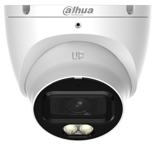 Cámara HDCVI Eyeball / Dahua DH-HAC-HDW1500TLMN-IL-A | 2609 – Dahua Security  Dahua DH-HAC-HDW1500TLMN-IL-A es una cámara HDCVI Eyeball Smart Dual Light NTSC de 5 MP, Sensor de imagen: CMOS de 5 MP, Resolución: 2.880 × 1.620, Iluminación: 0,05 lux