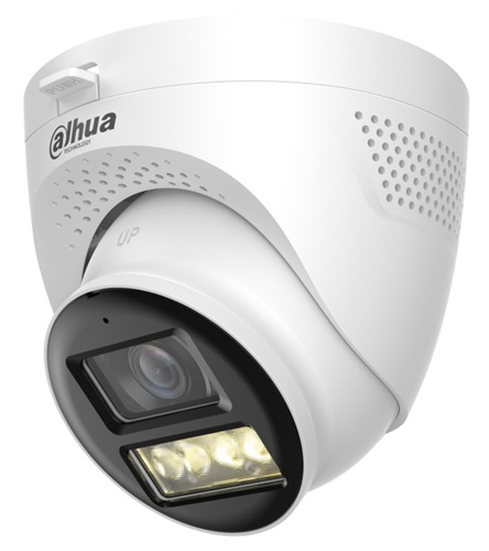 Cámara HDCVI Eyeball / Dahua DH-HAC-HDW1500TQN | 2609 – Dahua Security  Dahua DH-HAC-HDW1500TQN es una cámara HDCVI Eyeball NTSC de 5 MP, Sensor de imagen: CMOS de 5 MP, Resolución máxima: 2.880 × 1.620, Iluminación mínima: 0,01 lux @ F1.6 color