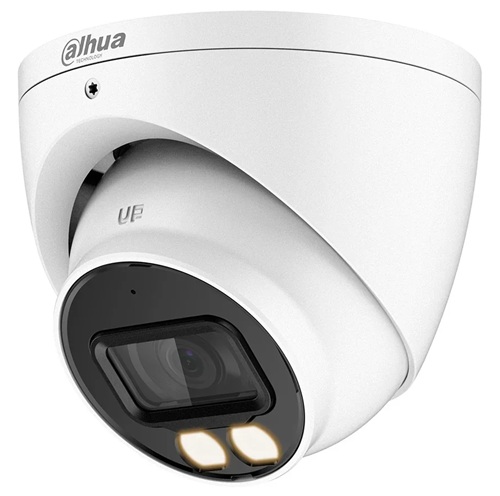 Cámara HDCVI Eyeball / Dahua DH-HAC-HDW1509TN-A-LED | 2609 – Dahua Security  Dahua DH-HAC-HDW1509TN-A-LED es una cámara HDCVI Eyeball Full-color NTSC de 5 MP, Sensor de imagen: CMOS de 5 MP, Resolución: 2.880 × 1.620, Iluminación mínima: 0,001 lux 