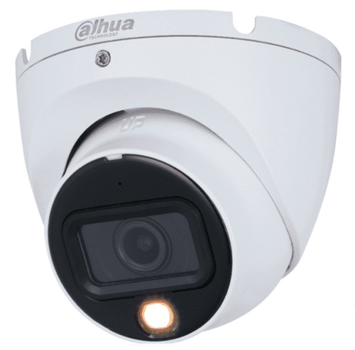 Cámara HDCVI Eyeball / Dahua DH-HAC-HDW1801TLMN-IL-A | 2609 – Dahua DH-HAC-HDW1801TLMN-IL-A es una cámara HDCVI Eyeball Smart Dual Light NTSC de 8 MP, Sensor de imagen: CMOS 4K, Resolución máxima: 3.840 × 2.160, Iluminación mínima: 0,01 lux