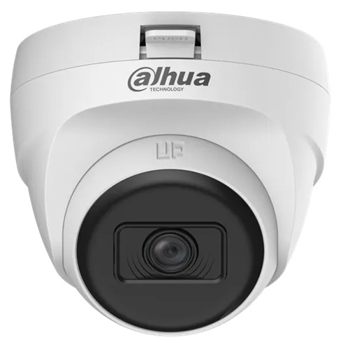Cámara HDCVI Eyeball / Dahua DH-HAC-T1A21N-U | 2609 – Dahua DH-HAC-T1A21N-U es una cámara HDCVI Eyeball IR NTSC de 2 MP, Sensor de imagen: CMOS de 2 MP, Resolución máxima: 1.920 × 1.080, Iluminación mínima: 0,02 lux @ F2.0 color; 0,002 lux @ F2.0 B/W