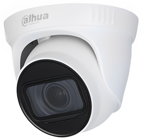 Cámara HDCVI Eyeball / Dahua DH-HAC-T3A21N-VF | 2609 – Dahua DH-HAC-T3A21N-VF es una cámara HDCVI Eyeball IR NTSC de 2 MP, Sensor de imagen: CMOS de 1/2,7″, Resolución: 1.920 × 1.080, Distancia IR: 30 m, Smart IR: Sí, Lente: Varifocal