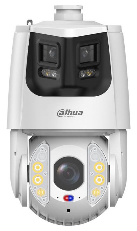 Cámara PTZ panorámica 8+4 MP / Dahua DH-SDT6E425-8P-MB-A-PV1 | 2610 – Dahua DH-SDT6E425-8P-MB-A-PV1 es una cámara PTZ panorámica con Canal panorámico de 8 MP, Canal de detalle de 4 MP, Resolución panorámica de 4.096 × 1.860, Resolución 2.560 x 1440