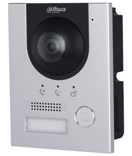 Videoportero IP / Dahua DHI-VTO2201F-P-S2 | 2610 – Dahua DHI-VTO2201F-P-S2 Estación de puerta IP para aplicaciones residenciales con Cámara CMOS de 2 MP, Campo visual horizontal de 168,6°, WDR de 120 dB, Compresión H.264/H.265, Visión nocturna IR