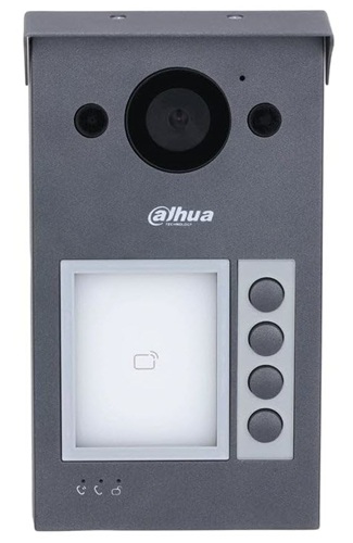 Videoportero IP y Wi-Fi / Dahua DHI-VTO3311Q-WP | 2610 – Dahua DHI-VTO3311Q-WP es una estación de puerta IP y Wi-Fi con Cámara CMOS de 2 MP, Campo visual horizontal de 125°, WDR de 120 dB, Compresión H.264/H.265, Iluminación infrarroja automática