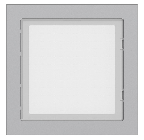 Módulo informativo para videoportero / Dahua DHI-VTO4202F-MI | 2610 – Dahua DHI-VTO4202F-MI es un módulo informativo para estaciones de puerta modulares con Carcasa de aluminio, Acabado plateado, Alimentación de 5 VDC suministrada por otros módulos