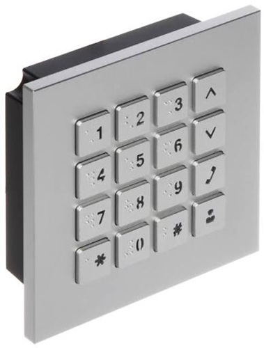Módulo de teclado retroiluminado / Dahua DHI-VTO4202F-MK | 2610 – Dahua DHI-VTO4202F-MK Módulo de teclado retroiluminado para estación exterior modular con Teclado metálico de botones mecánicos, Procesador integrado, Carcasa de aleación de aluminio