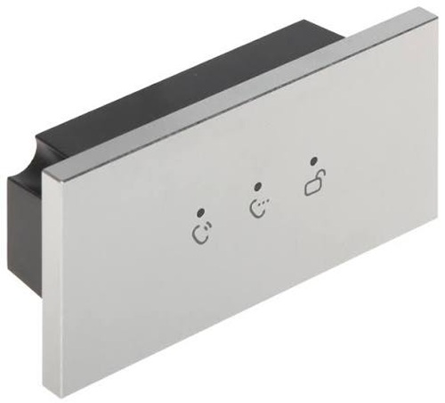 Módulo indicador luminoso / Dahua DHI-VTO4202F-ML | 2610 – Dahua DHI-VTO4202F-ML Módulo indicador luminoso para estación exterior modular con Procesador integrado, Carcasa de aluminio plateado, Alimentación de 5 VDC suministrada por otros módulos