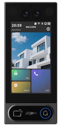 Videoportero IP y Wi-Fi / Dahua DHI-VTO6631QB-WP | 2610 – Dahua DHI-VTO6631QB-WP es una estación de puerta IP y Wi-Fi con Pantalla táctil capacitiva de 5″ y resolución de 720 × 1.280, Cámara dual CMOS de 2 MP, WDR de 120 dB, Reconocimiento facial