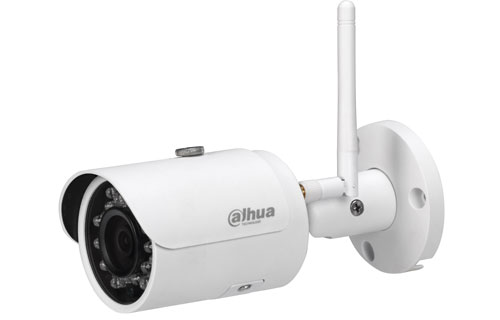 Camara IP Wi-Fi  3.0MP Tipo Bala / Dahua / Video vigilancia | 2307 - Cámaras Dahua para CCTV, Wi-Fi, Día/Noche, IR 30Mts, CMOS 1/3'', Lente Fijo 3.6mm, H.264, DWDR, 3DNR, AWB, AGC, BLC, HLC, Seguridad IP67, Garantía 1 Año