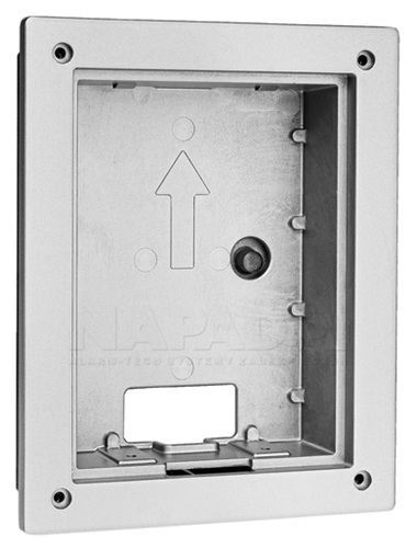 Caja de montaje empotrado / Dahua VTM114 | 2610 – Dahua VTM114 Caja de montaje empotrado con Construcción en ADC12, Dimensiones frontales: 129 × 163 × 35 mm, Dimensiones posteriores: 123 × 157 × 35 mm y Abertura de pared mayor de 113 × 149 × 35 mm