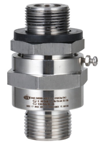 Prensaestopa antiexplosión / Dahua ZAEX02 | 2610 – Dahua ZAEX02 es un prensaestopa antiexplosión con Material de construcción: SUS316L, Especificación de salida: M25 × 1.5-G3/4, Protección: IP68, Certificación ATEX: II 2 G Ex db IIC Gb y II 2 D Ex