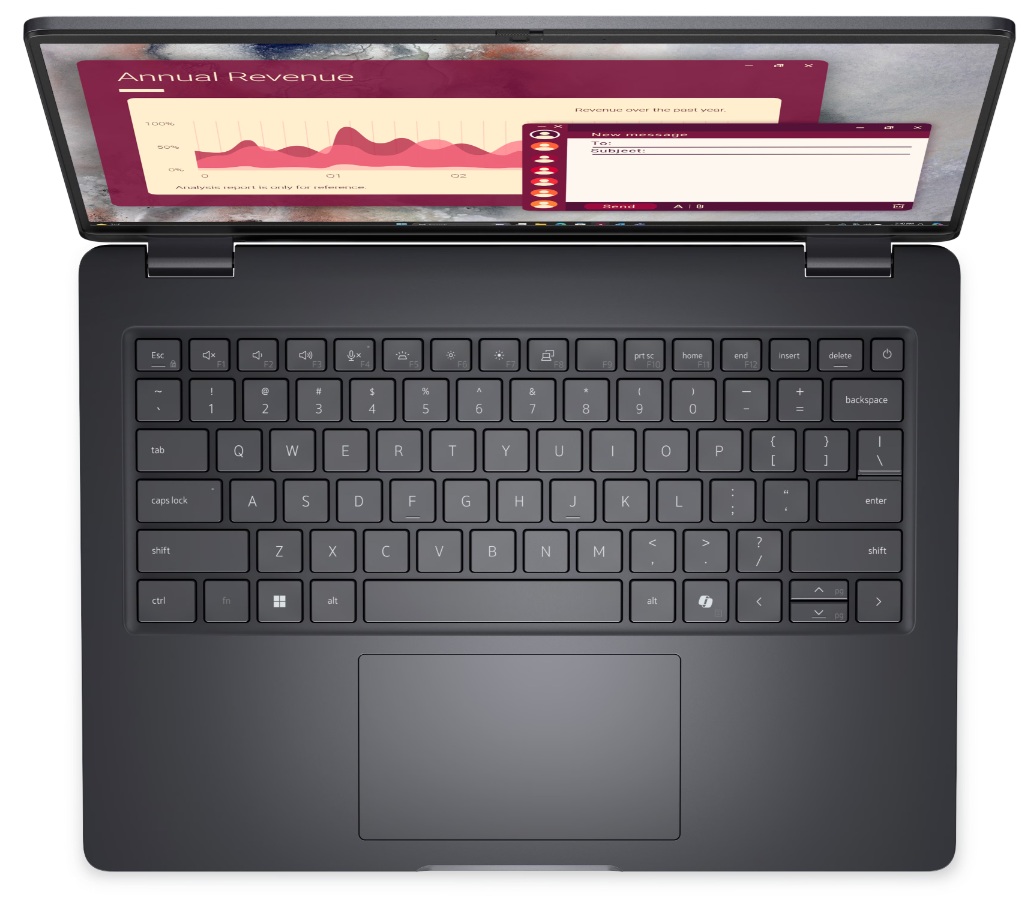 Portátil Core-U5 de 14'' / Dell Pro 14 PC14250 | 2607 – Dell Pro 14 PC14250 7XNFP es un computador portátil para la ejecución de tareas de oficina, navegación por internet y optimización de flujos de trabajo profesionales. Procesador Intel Core U5-225U