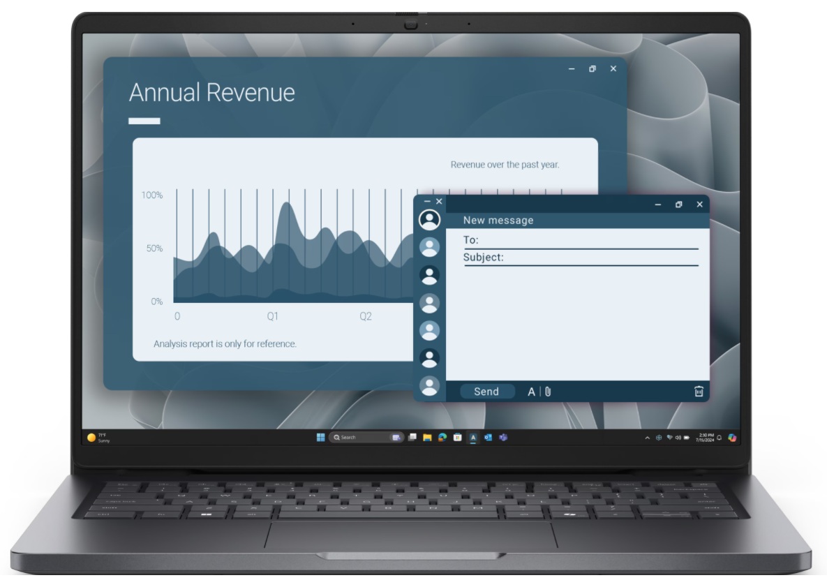 Portatil Ryzen AI 7 PRO 350 de 14'' / Dell Pro 14 PC14255 | 2511 - Dell Pro 14 PC14255 X8Y0V es un portátil empresarial de última generación diseñado para ofrecer rendimiento, seguridad y movilidad. AMD Ryzen AI 7 PRO 350, RAM 16GB, SSD 512GB, WiFi 6E
