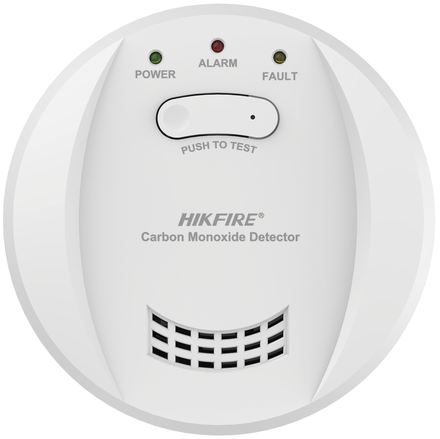 Detector de Monóxido de Carbono / Hikvision HF-GM100 | 2603 - Hikvision HF-GM100 es un detector de monóxido de carbono diseñado para la seguridad residencial y comercial, cuenta con un sensor electroquímico de alta sensibilidad, alarma sonora de 85dB