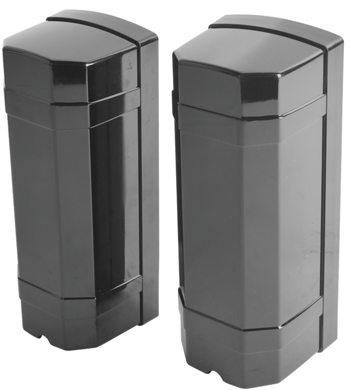 Detector de Rayo Fotoeléctrico / SFIRE SF60P | 2507 - Detector de Rayo Fotoeléctrico de barrera activa, 2 Rayos Infrarrojos, Detección: 180 m interior & 60 m exterior, 4 frecuencias seleccionables, Tiempo de respuesta: 12 - 250 ms, Alarma: Relé tipo C