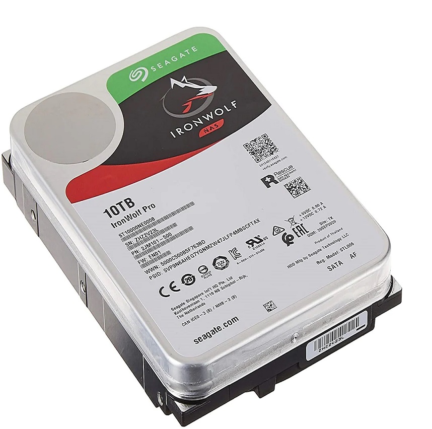 Disco Duro 10TB NAS / Seagate IronWolf Pro ST10000NE0008 | 2305 - Disco Duro para NAS, Capacidad: 10TB, Interno 3.5'', 7200 rpm, Interfaz SATA 6 Gb/s, Velocidad de transferencia: 214MB/s, Caché 256MB, Hot-Plug, Uso 24x7, Formato 512E