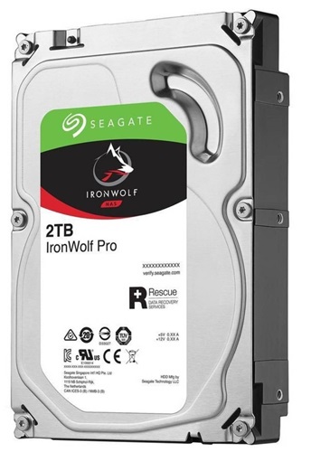 Disco Duro  2TB NAS / Seagate IronWolf Pro ST2000NE0025 | 2305 - Disco para NAS Seagate IronWolf Pro, Formato 3.5'', 7200rpm, Interface SATA III 6 GB/s, Caché de 128MB, Velocidad de Transferencia hasta 195MB/s 