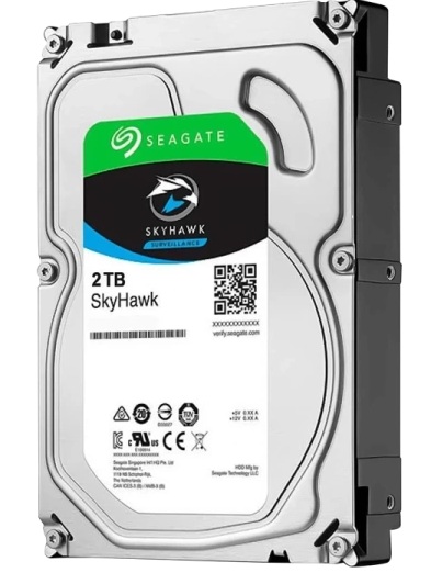 Disco Duro  2TB para DVR & NVR / Seagate ST2000VX015 | 2412 - Disco Duro Seagate SkyHawk ST2000VX015 Surveillance SATA III, Capacidad de almacenamiento 2TB, Factor de forma 3.5'', Interfaz SATA III 6Gb/s, 256 MB de memoria caché, Velocidades 180 Mbps
