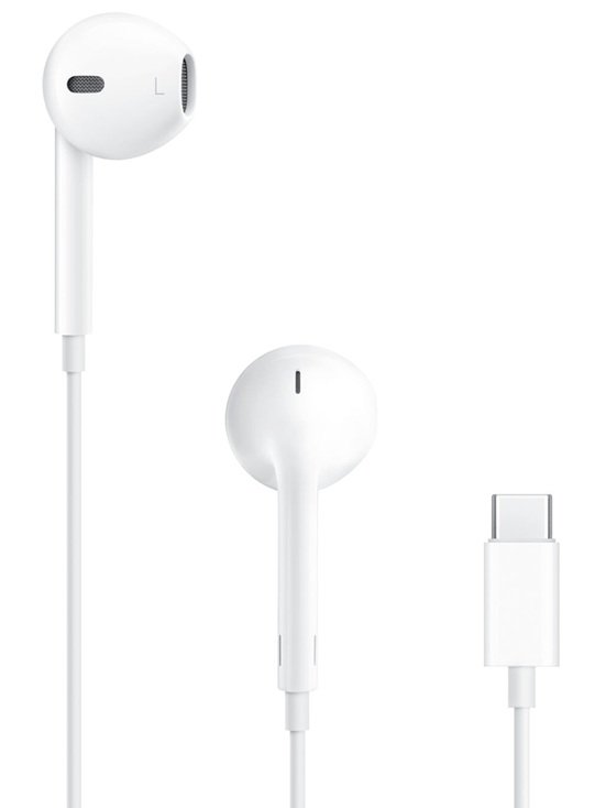 EarPods USB‑C / Apple MYQY3AM/A | 2601 - Apple EarPods USB‑C MYQY3AM/A son auriculares intrauditivos estéreo con conexión digital mediante puerto USB‑C. Su diseño ergonómico basado en la geometría del oído mejora la comodidad y estabilidad