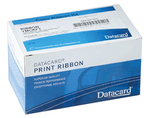Cinta Color YMCKT / Entrust 534100-001-R003 | 2609 - Entrust 534100-001-R003 es una cinta color YMCKT para impresión de tarjetas, Tecnología de impresión: Dye, Paneles: Amarillo, magenta, cian, negro y topcoat transparente, Hasta 250 impresiones