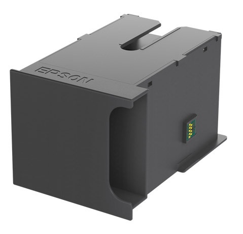 Caja de Mantenimiento / Epson T671200 | 2606 – Epson T671200 Tanque de mantenimiento diseñado para recolección de tinta residual durante procesos de limpieza de cabezales, Tecnología de inyección de tinta, Sistema de almacenamiento interno sellado