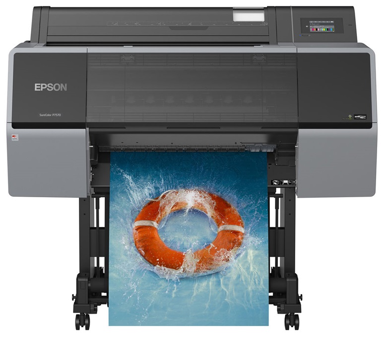 Plotter Epson SureColor P7570 24'' / SCP7570SE | 2400 - Plotter Fotográfico de 24'', Resolución 2400 x 1200 dpi, Puertos USB & RJ-45, 12-Tintas UltraChrome Epson T44, Impresión sin bordes, Cortador Automático, Alimentación Rollo & Bandeja 
