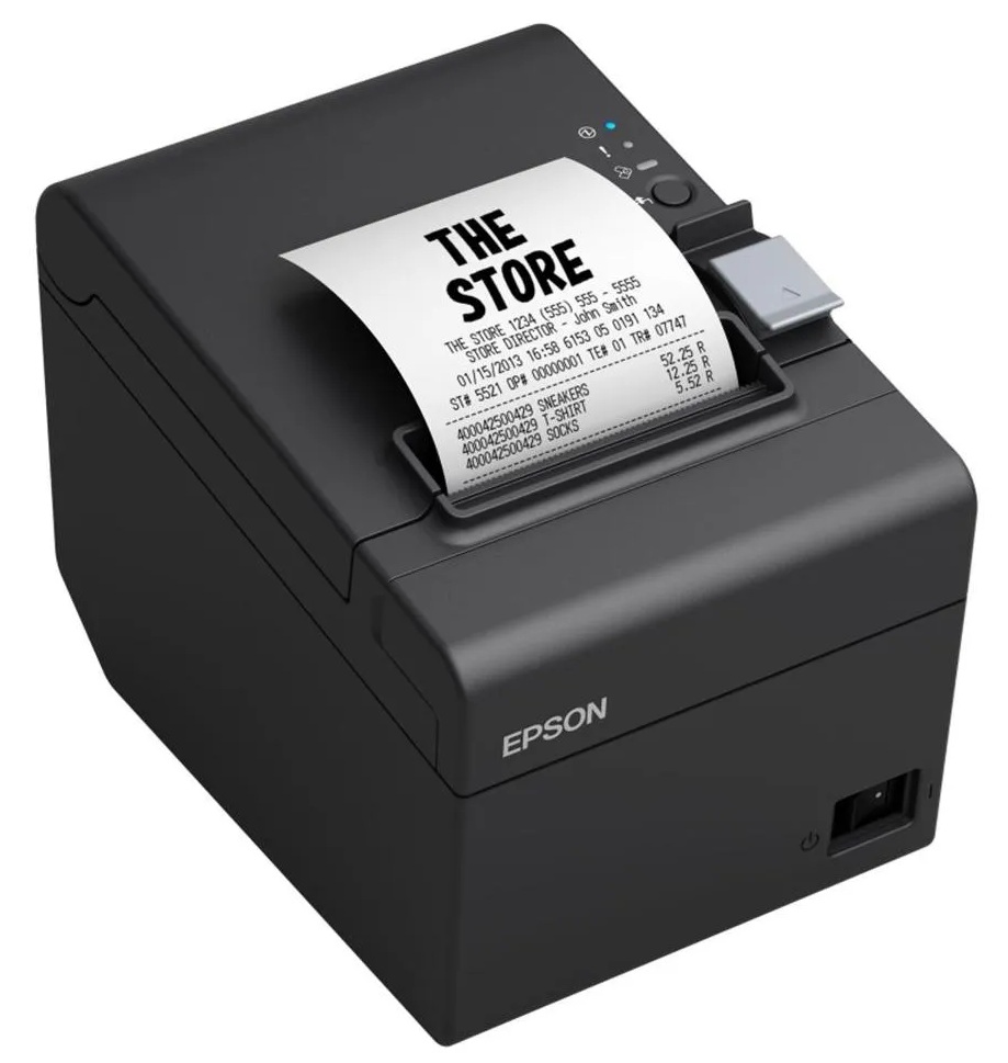 Impresora POS de Recibos / Epson TM-T20III | 2606 – Epson TM-T20III C31CH51001 Impresora Térmica directa diseñada para emisión ágil de recibos y comprobantes en puntos de venta comerciales, Resolución 203 dpi, Velocidad 250 mm/s, Ancho de papel 80mm