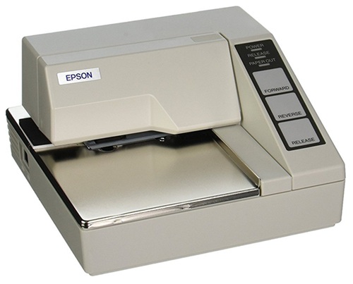 Impresora de Recibos Matricial / Epson TM-U295 | 2609 - Epson TM-U295 C31C163292 Impresora matricial de recibos para puntos de venta diseñada para terminales POS, Tecnología de impresión: Matriz de puntos de impacto de 7 pines, Velocidad 2.1 lps