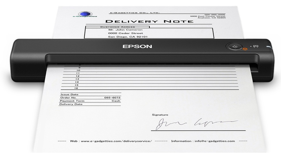 Escáner Portátil / Epson ES-50 | 2606 – Epson WorkForce ES-50 B11B252201 es un escáner diseñado para la digitalización portátil de hojas sueltas. Cuenta con velocidad de 5.5 segundos por página, Resolución de 600 dpi, Alimentación directa por bus USB