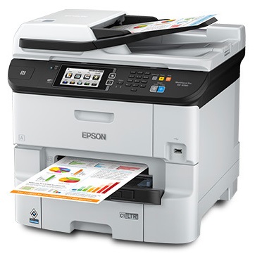 Multifuncional Tinta Color / Epson WF-6590 | 2412 - Multifuncional Inyección de Tinta Epson WorkForce Pro WF-6590 C11CD49201 Formato A4, Funciones (Impresión, Escáner, Copia, Fax), Impresión a doble cara automática, ADF automático doble cara T748XXL