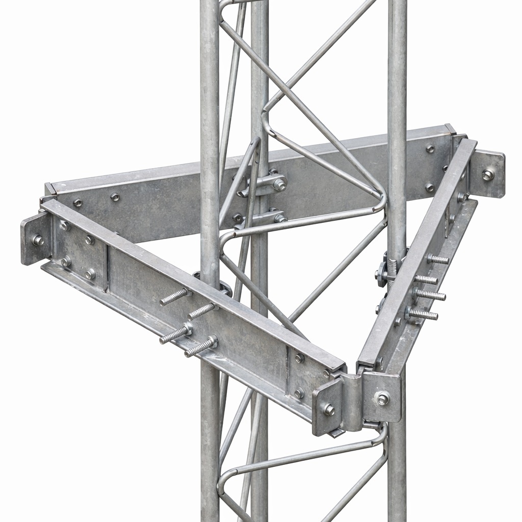 Estabilizador / Syscom Towers SEST-35G | 2604 - Syscom Towers SEST-35G es un estabilizador diseñado para tramos de torre STZ35G, fabricado en acero galvanizado por inmersión en caliente, cuenta con sujeción en 6 puntos para máxima estabilidad 