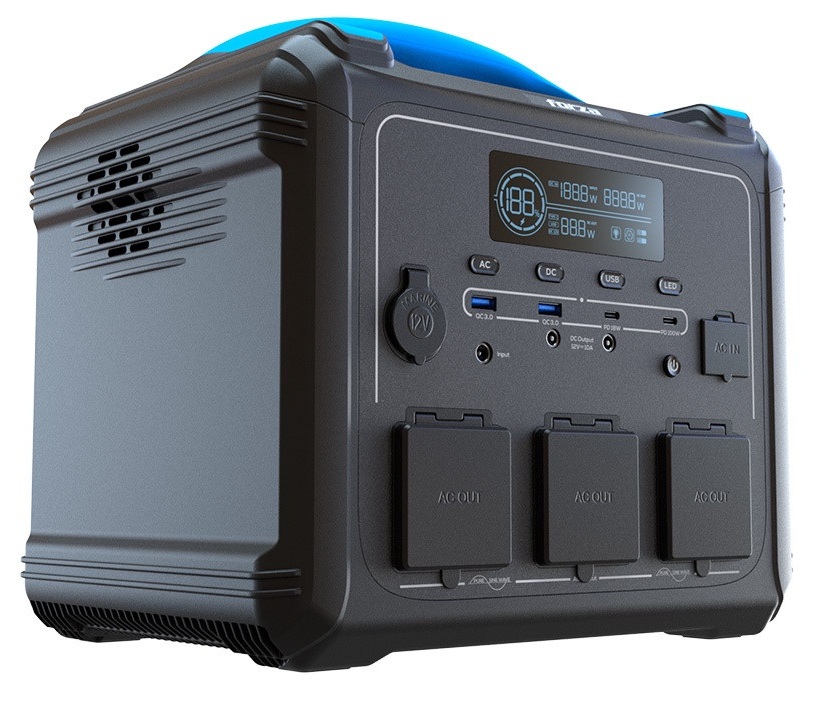 Estación de Energía Portátil / Forza FPP-T1200 | 2607 – Forza FPP-T1200 es una estación de energía portátil diseñada para suministrar energía de respaldo a PCs portátiles, equipos electrónicos, herramientas eléctricas y pequeños electrodomésticos.