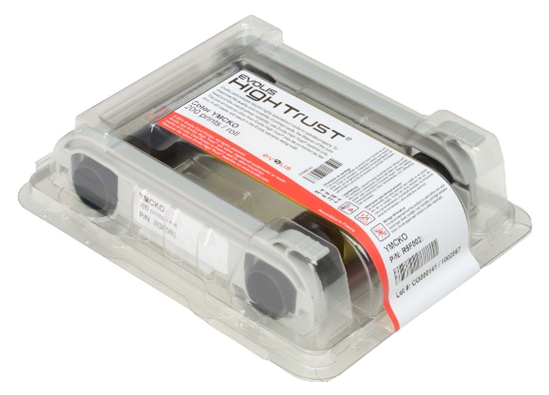 Evolis R5F002A11 / Cinta YMCKO 200 imágenes | 2605 – Evolis R5F002A11 es una cinta de impresión diseñada para la personalización y emisión de tarjetas plásticas a todo color de una sola cara con calidad profesional, que cuenta con una configuración estánd