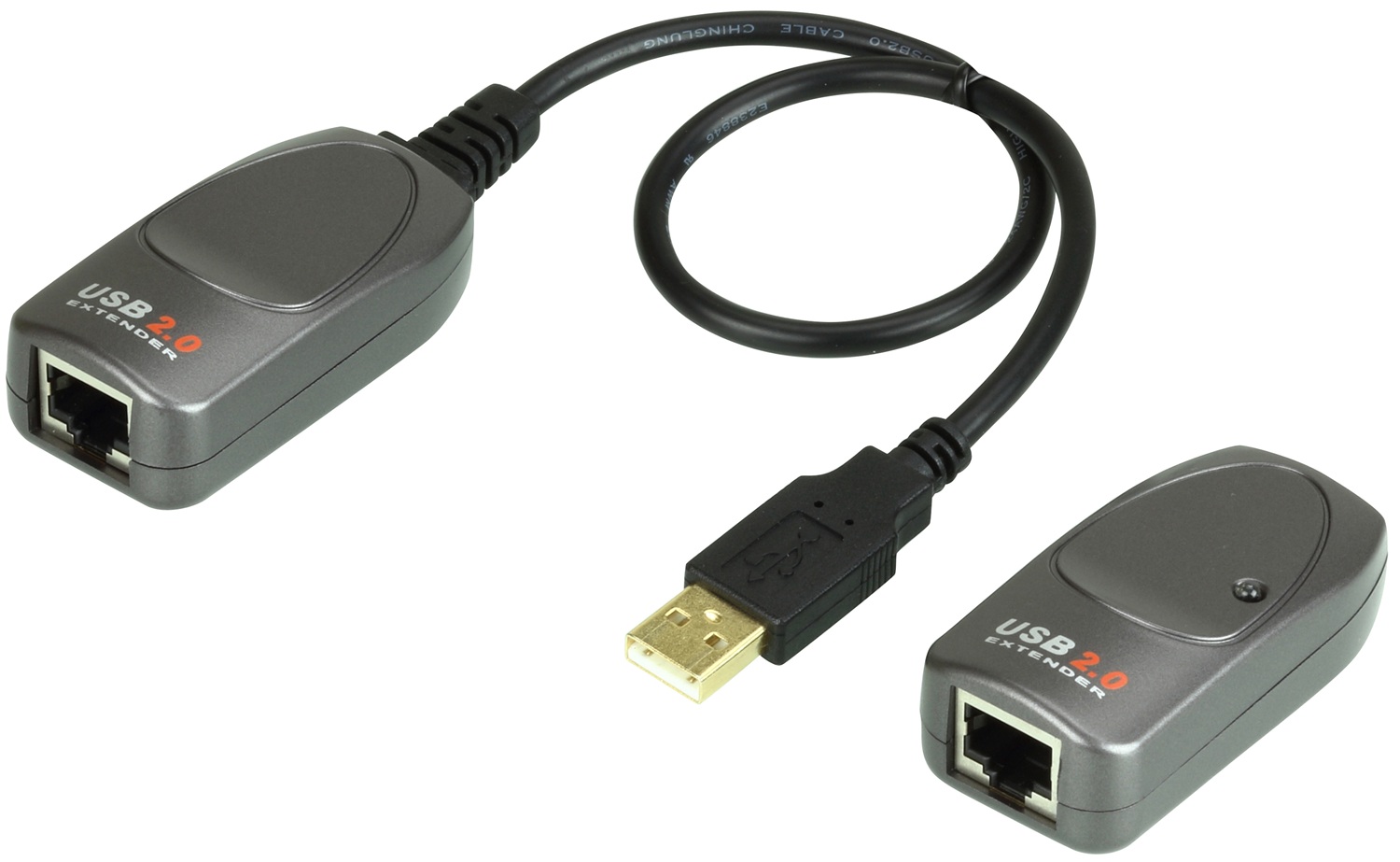 Extensor USB 60m / ATEN UCE260 | 2603 - ATEN UCE260 es un extensor diseñado para enviar señales USB 2.0 a través de cable Cat 5/5e/6 hasta 60 metros, soporta velocidades High Speed de 480 Mbps, Full Speed de 12 Mbps y Low Speed de 1.5 Mbps